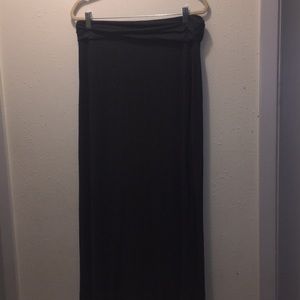J. Crew Gray Maxi Skirt size Large